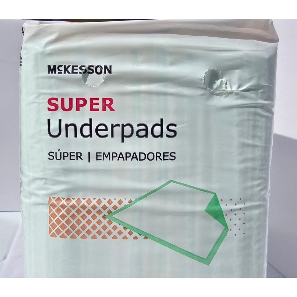 MCKESSON Super Underpads 23x36 Moderate Absorbency Disposable 10 Pack - Picture 7 of 11